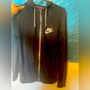 Nike Black Zip-Up Hoodie